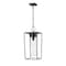Z-Lite Sheridan 1 Light Outdoor Chain Mount Ceiling Fixture, Black And Seedy 594CHB-BK - alternate 1